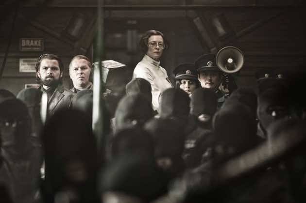 Tilda Swinton Snowpiercer still