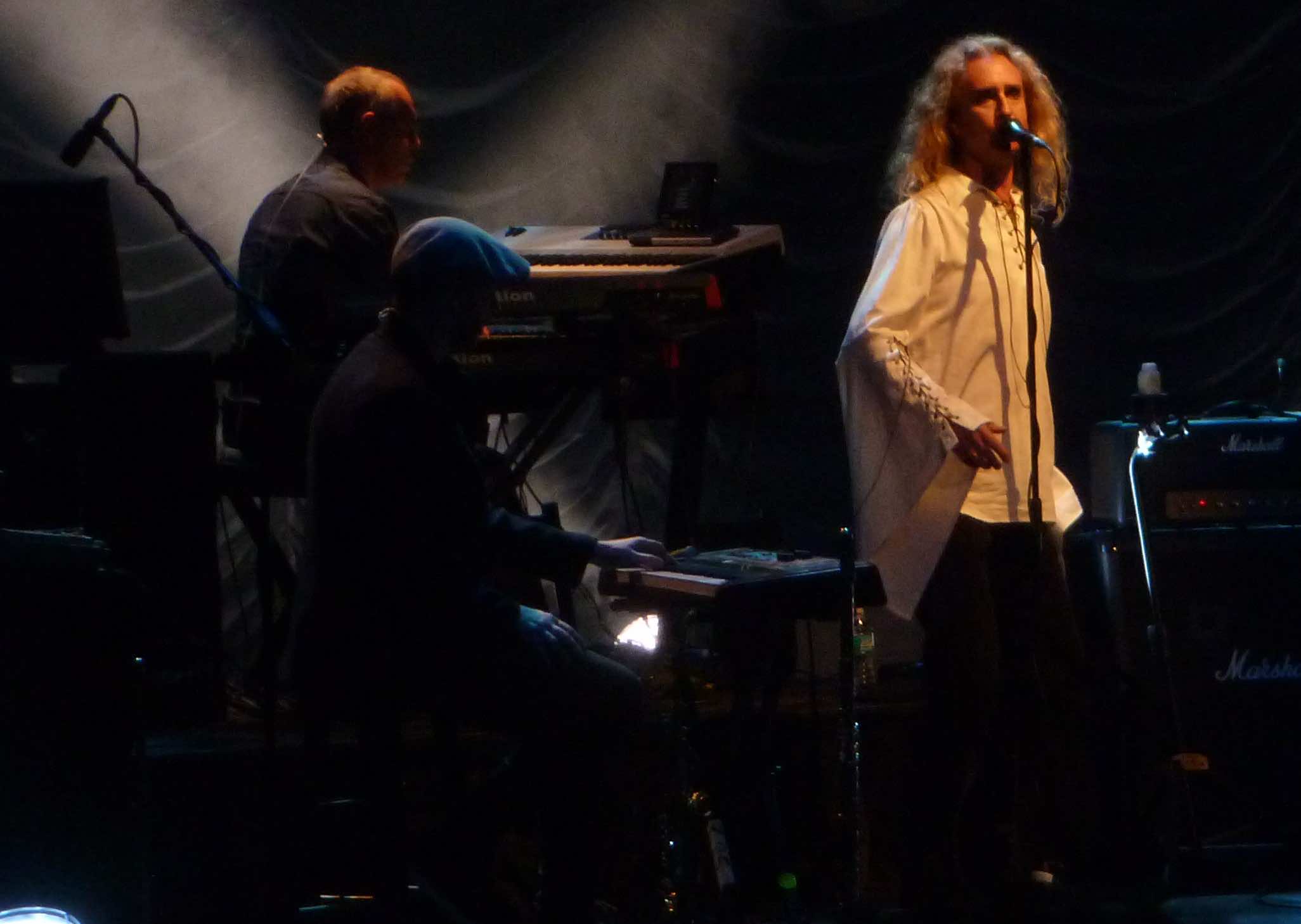 Keyboardists and Nad Sylvan singing with Steve Hackett Fort Lauderdale by Hans Morgenstern