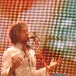 Wayne Coyne onstage at the House of Blues, Orlando. Photo by Hans Morgenstern.