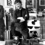 Fassbinder on the set of World on a Wire. Image courtesy of the Fassbinder Foundation