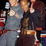 From left: Bowie, Gail Ann Dorsey (bass, vocals) and Garson. Image courtesy of Mike Garson.