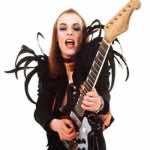 Brian Eno Roxy Music photo shoot. Circa 1972.