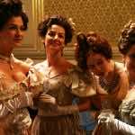 Sofia Aparício, Helena Coelho, Catarina Wallenstein, and Margarida Vilanova in Mysteries of Lisbon. Film Still courtesy of Music Box