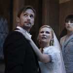 Alexander Skarsgaard, Kirsten Dunst and Charlotte Gainsbourg in MELANCHOLIA. Photo courtesy of Magnolia Pictures.