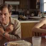 Left to Right Tova Stewart as Hannah, Michael Shannon as Curtis and Jessica Chastain as Samantha. Photo by Grove Hill Productions