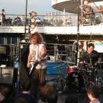 Wavves – Alex Gates, Stephen Pope, Jacob Cooper and Nathan Williams on the Lido Deck, Weezer Cruise Jan. 20, 2012. Photo by Hans Morgenstern.