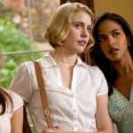 MacLemore, Gerwig and Echikunwoke in ‘Damsels In Distress.’ Image courtesy of Sony Pictures Classics