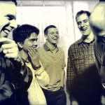 Tortoise laughing circa 1996. Photo by James Warden