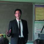 Adrien Brody in class in Detachment. Image courtesy of Tribeca Film