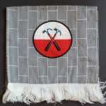 Scarf, folded, from the Wall Immersion box set. Photo by Hans Morgenstern.