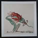 Gerald Scarfe art print from the Wall Immersion box set. Photo by Hans Morgenstern.