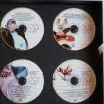 CDs 1 – 4 of the Wall Immersion box set in bottom tray. Photo by Hans Morgenstern.