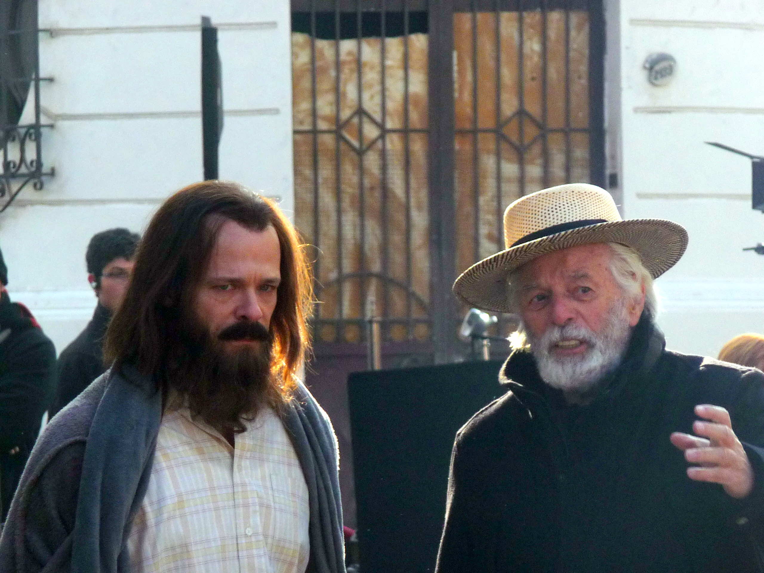 Brontis Jodorowsky (Left) and Alejandro Jodorowsky, Photo by Pascale Montandon-Jodorowsky