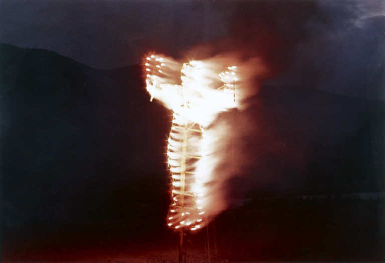 Ana Mendieta, "Anima, Silueta de Cohetes" still image courtesy Galerie Lelong