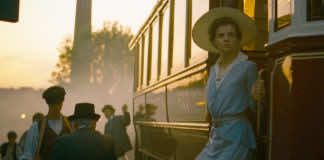 Sunset cinematic mansplaining that reveals woman’s early 20th century woman’s experience