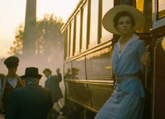 Sunset cinematic mansplaining that reveals woman’s early 20th century woman’s experience